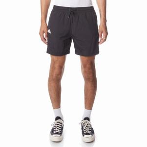 Bermudas Kappa 222 Banda Coney Swim Trunks Negros Blancos | 78219-MXTI