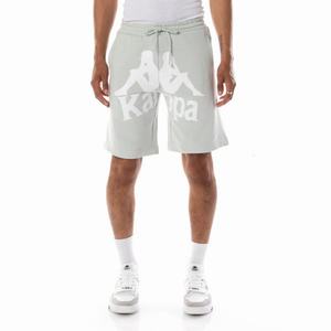 Bermudas Kappa Authentic Anjuan Grises Blancos | 29456-CBZV