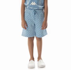 Bermudas Kappa Authentic Plimmo Azules Claro Marrom | 70298-PRKV