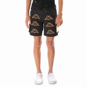 Bermudas Kappa Logo Tape Esso Cargo Negros Naranjas | 76920-SFTN