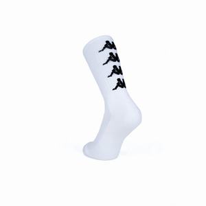 Calcetines Kappa Authentic Amal 1 Pack Blancos Negros | 63401-JFWK