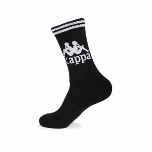 Calcetines Kappa Authentic Aster 1Pack Negros | 41978-QDLT