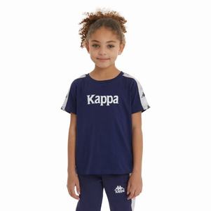 Camiseta Kappa 222 Banda Deto 2 Azul Marino | 70241-BOAI