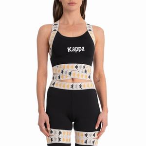 Camiseta Kappa 222 Banda Dixot 2 Negros | 56921-WTCP