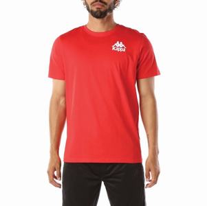 Camiseta Kappa Authentic Ables Rojos Blancos | 08795-FSPD