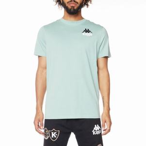 Camiseta Kappa Authentic Ables Verde Oliva | 06923-HPSV