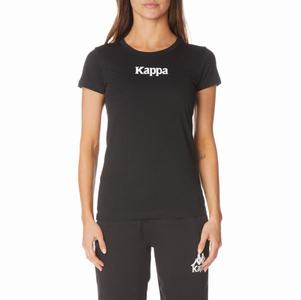 Camiseta Kappa Authentic Amboasary Negros | 30418-SKMP