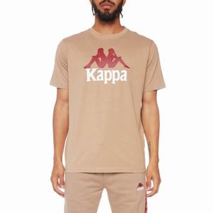 Camiseta Kappa Authentic Estessi Marrom | 15049-JERS