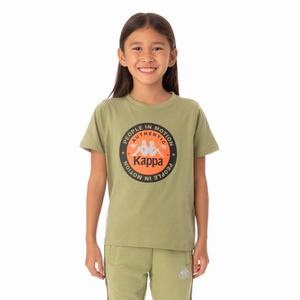 Camiseta Kappa Authentic Franeker Verdes | 30841-MUTC