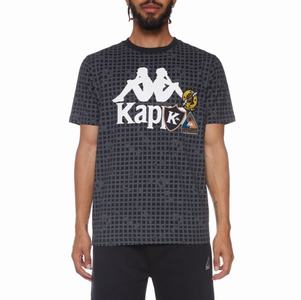 Camiseta Kappa Authentic Kareem Negros | 68307-DZKN