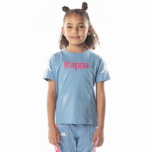 Camiseta Kappa Authentic Paroo Azules Claro Rosas | 78652-KCTY