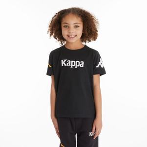 Camiseta Kappa Authentic Paroo Negros | 93176-UXMA