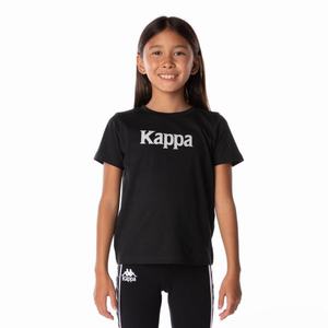 Camiseta Kappa Authentic Runis Negros | 06973-RBUH