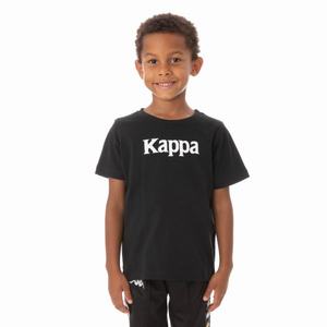 Camiseta Kappa Authentic Runis Negros | 82394-LMFR