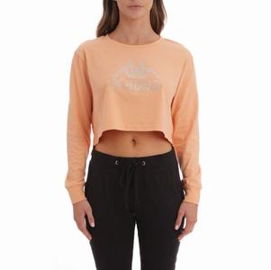 Camiseta Kappa Authentic Saintelle Naranjas Coral | 62704-VRHG