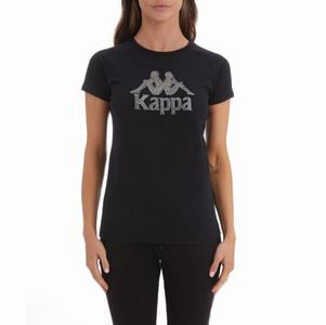 Camiseta Kappa Authentic Shaira Negros | 84651-QINF