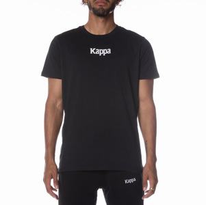 Camiseta Kappa Authentic Vornit Negros | 36142-IQLY