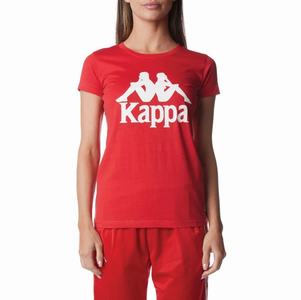 Camiseta Kappa Authentic Westessi Rojos Blancos | 95841-CMTV