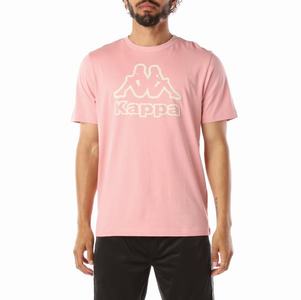 Camiseta Kappa Logo Bant Rosas Claro | 46831-ZXCE