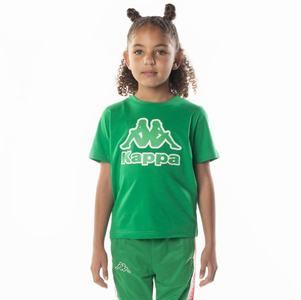 Camiseta Kappa Logo Bant Verdes | 79341-TGVB