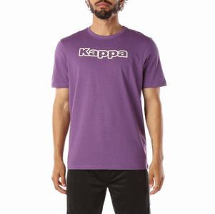 Camiseta Kappa Logo Cabal Morados | 74136-RIOW