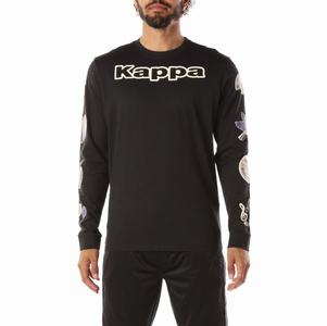 Camiseta Kappa Logo Simbola Negros | 64197-SLVH