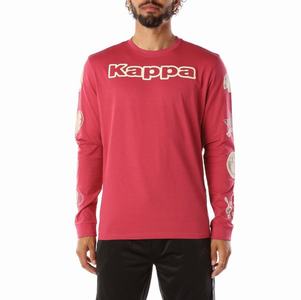 Camiseta Kappa Logo Simbola Rojos | 38971-DKIH