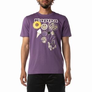 Camiseta Kappa Logo Tutto Morados | 32769-HNYK