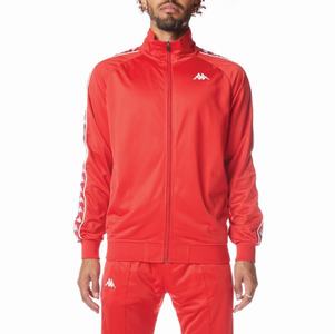 Chaquetas Deportivas Kappa 222 Banda Anniston Rojos Blancos | 10527-XUBK