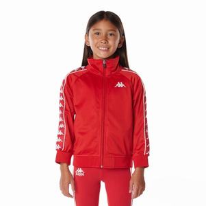 Chaquetas Deportivas Kappa 222 Banda Anniston Rojos Blancos | 38450-TPXS