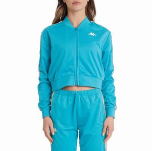 Chaquetas Deportivas Kappa 222 Banda Asber 2 Cropped Turquesa Claro | 60389-FVUX