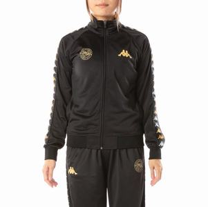 Chaquetas Deportivas Kappa 222 Banda Flippers Flako Negros | 14075-ULQW