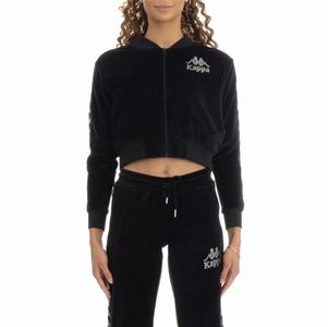 Chaquetas Deportivas Kappa 222 Banda Servelle Negros | 38415-TOHY