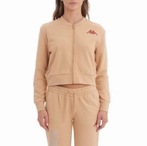 Chaquetas Deportivas Kappa Authentic Ginkle Cropped Beige | 93108-CNDL