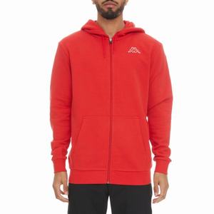 Chaquetas Deportivas Kappa Logo Jackok Full Zip Rojos Coral | 43506-XTMF