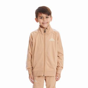 Chaquetas Deportivas Kappa Logo Tape Artem 2 Beige | 65179-UPAG