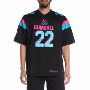 Jersey Kappa 222 Banda Gumball Glend Football Negros | 74016-VXZU