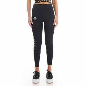 Leggins Kappa 222 Banda Baldhill Negros | 47536-CKVY