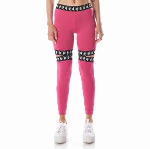 Leggins Kappa 222 Banda Doshy Rosas Negros | 39260-BOYT