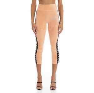 Leggins Kappa 222 Banda Slit Naranjas Coral | 23809-RIEJ