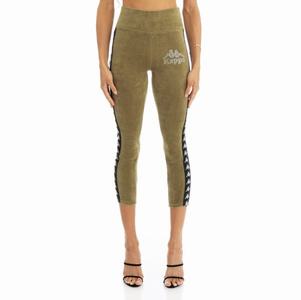 Leggins Kappa 222 Banda Slit Verdes Verde Oliva | 73159-RSAD