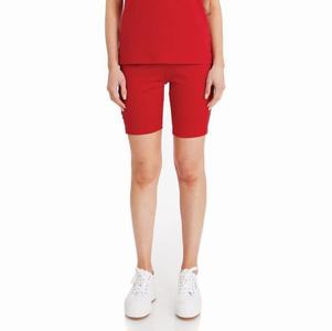 Pantalones Cortos Ciclismo Kappa Logo Tape Doham Rojos | 62937-MXBO