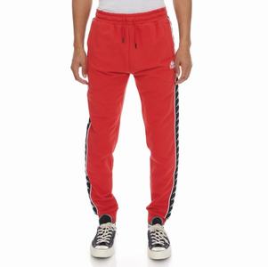 Pantalones Deportivos Kappa 222 Banda Alanz 2 Rojos Negros | 69341-CRVF