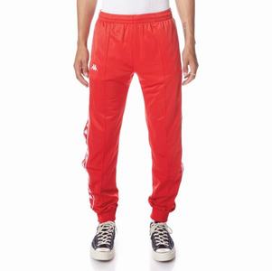 Pantalones Deportivos Kappa 222 Banda Rastoriazz Rojos Blancos | 39502-UFVQ