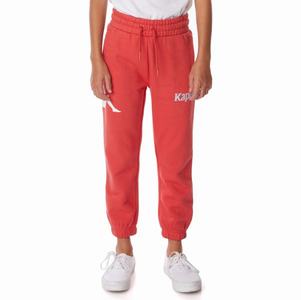 Pantalones Deportivos Kappa Authentic Coevorden Rojos | 08371-EYNU