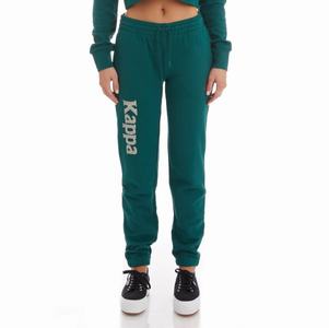 Pantalones Deportivos Kappa Authentic Glitty Verdes Oscuro | 46512-BJOZ