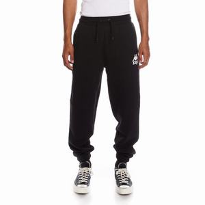 Pantalones Deportivos Kappa Authentic Gothenburg Negros | 35079-YAVW