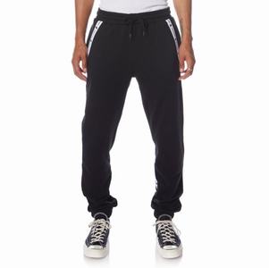 Pantalones Deportivos Kappa Authentic Jpn Warsaw Negros | 23967-LKRN