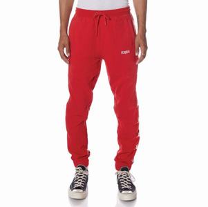 Pantalones Deportivos Kappa Authentic Volki Rojos Blancos | 01589-LOZD