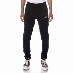 Pantalones Deportivos Kappa Authentic Volki Negros | 79038-JOSA